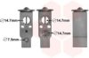 VAN WEZEL 82001386 Expansion Valve, air conditioning